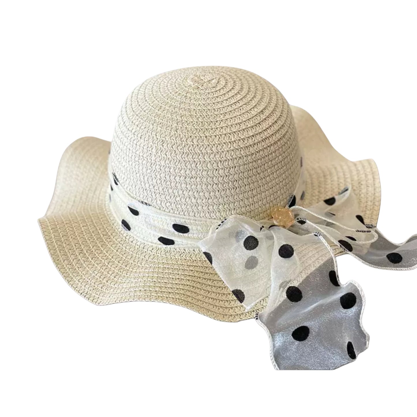 Set de verano para niña: sombrero y cartera con lazo