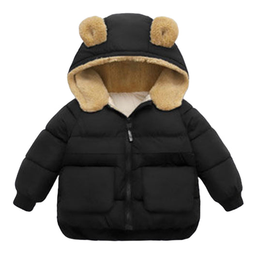 Chaqueta con orejitas de osito