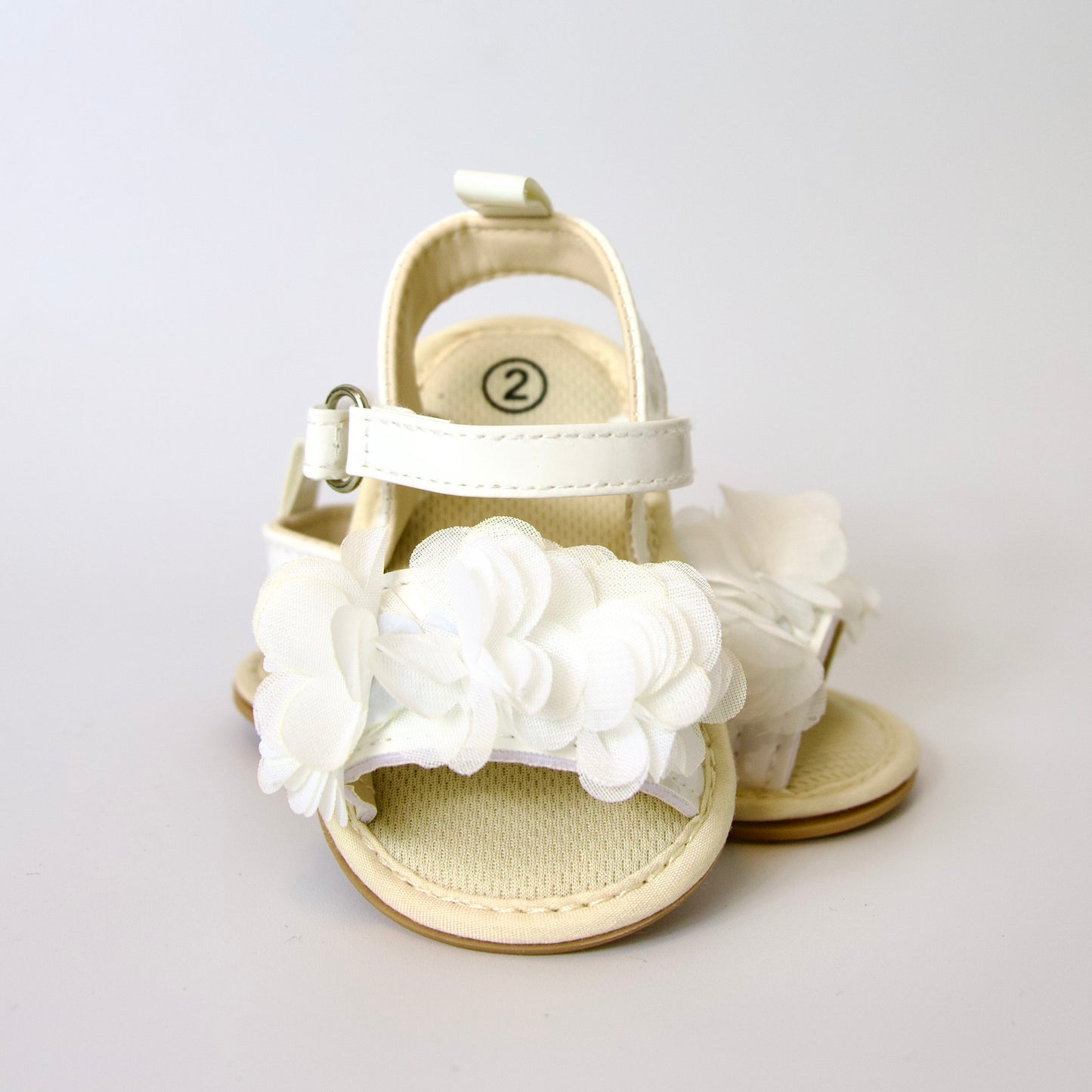 Sandalias para niña — FLORES BLANCAS