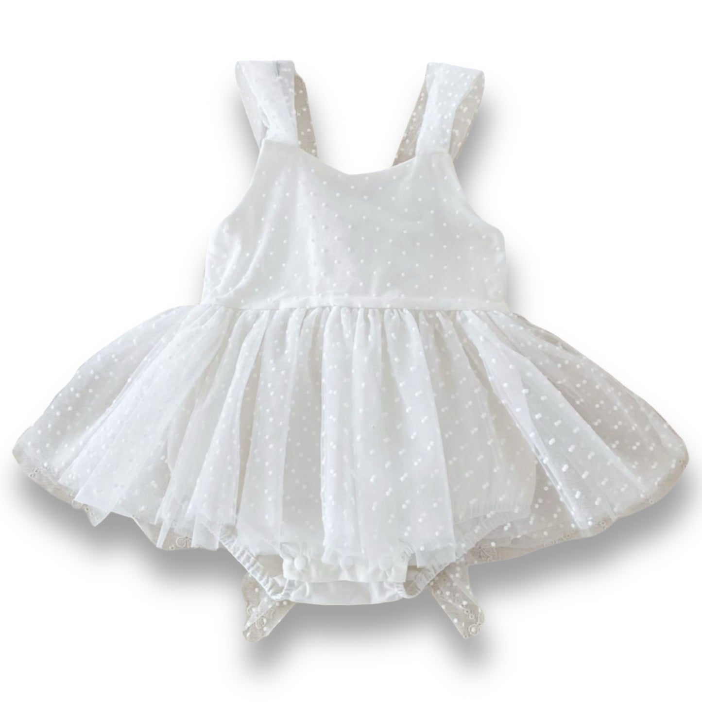Vestido tipo body con tul y lazo