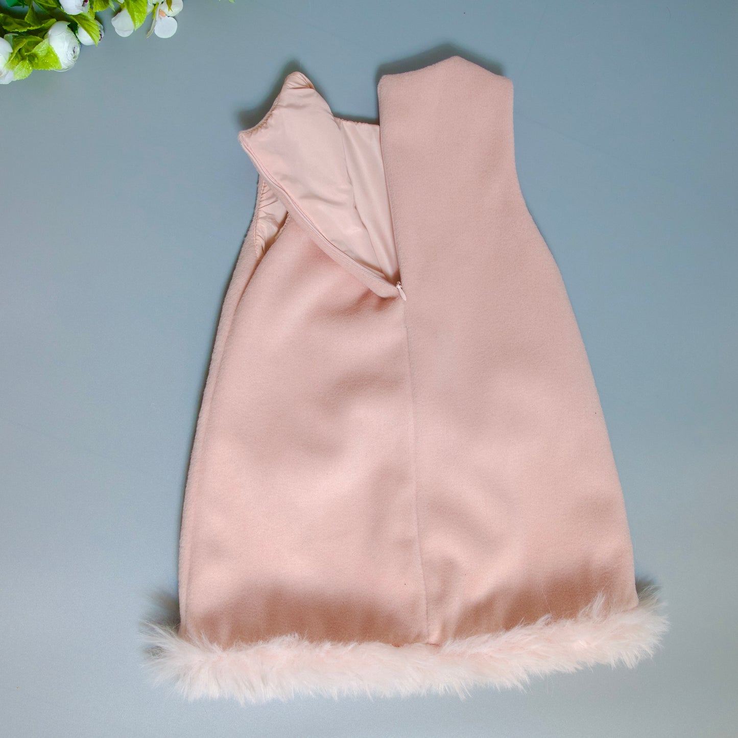 Conjunto abrigado: vestido + chaqueta