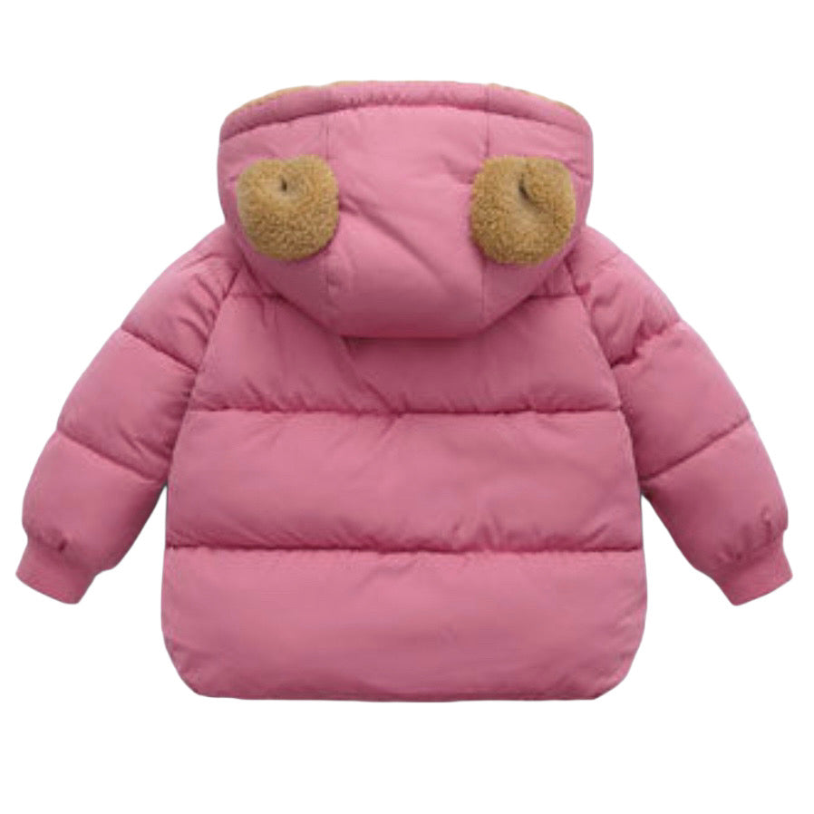 Chaqueta con orejitas de osito