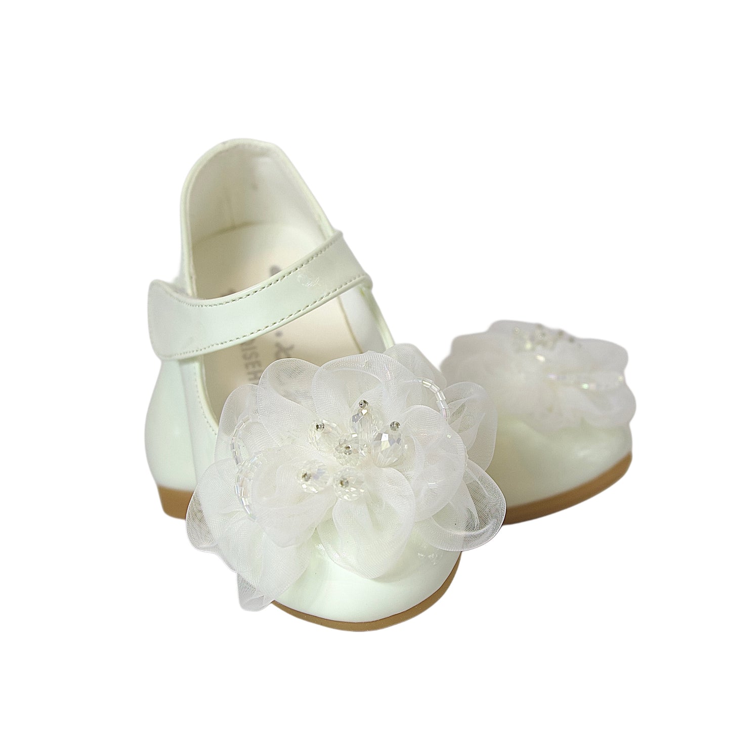 Zapatos charol con flor grande — perfectos para ocasiones especiales y momentos inolvidables