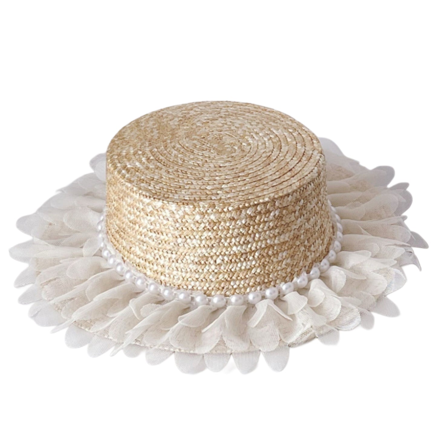 Conjunto de verano para niña: sombrero de paja + cartera