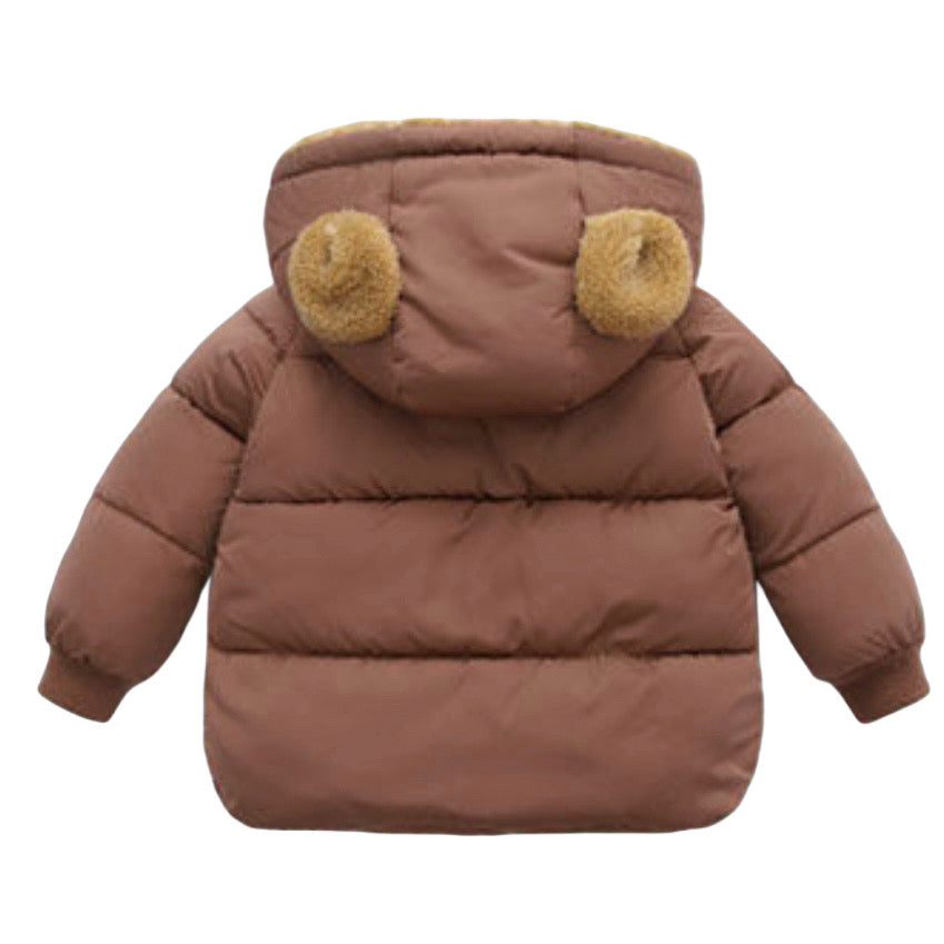 Chaqueta con orejitas de osito