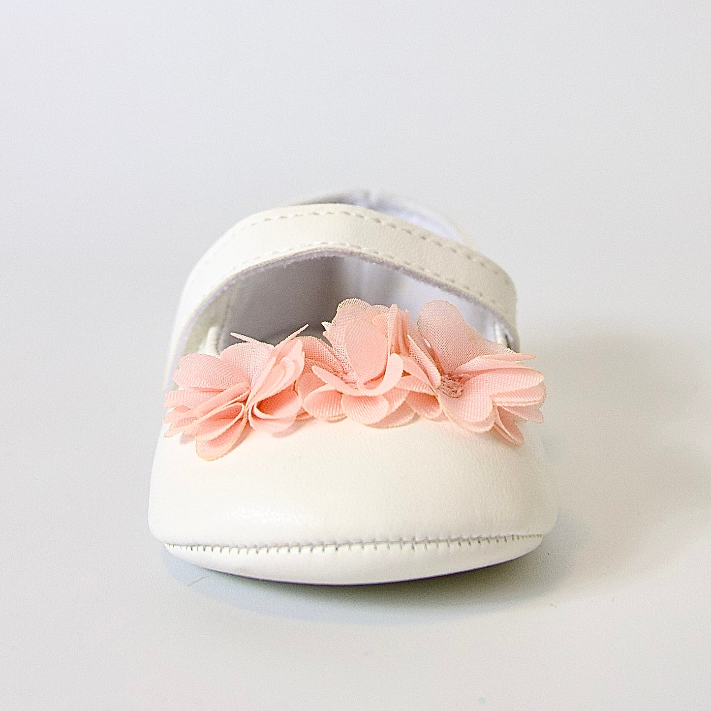 Zapatos para niña — FLORES EN ENCAJE ROSADO