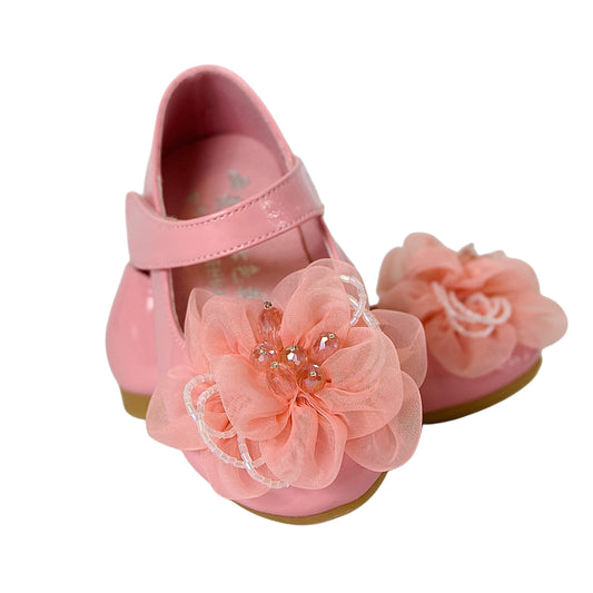 Zapatos charol con flor grande — perfectos para ocasiones especiales y momentos inolvidables