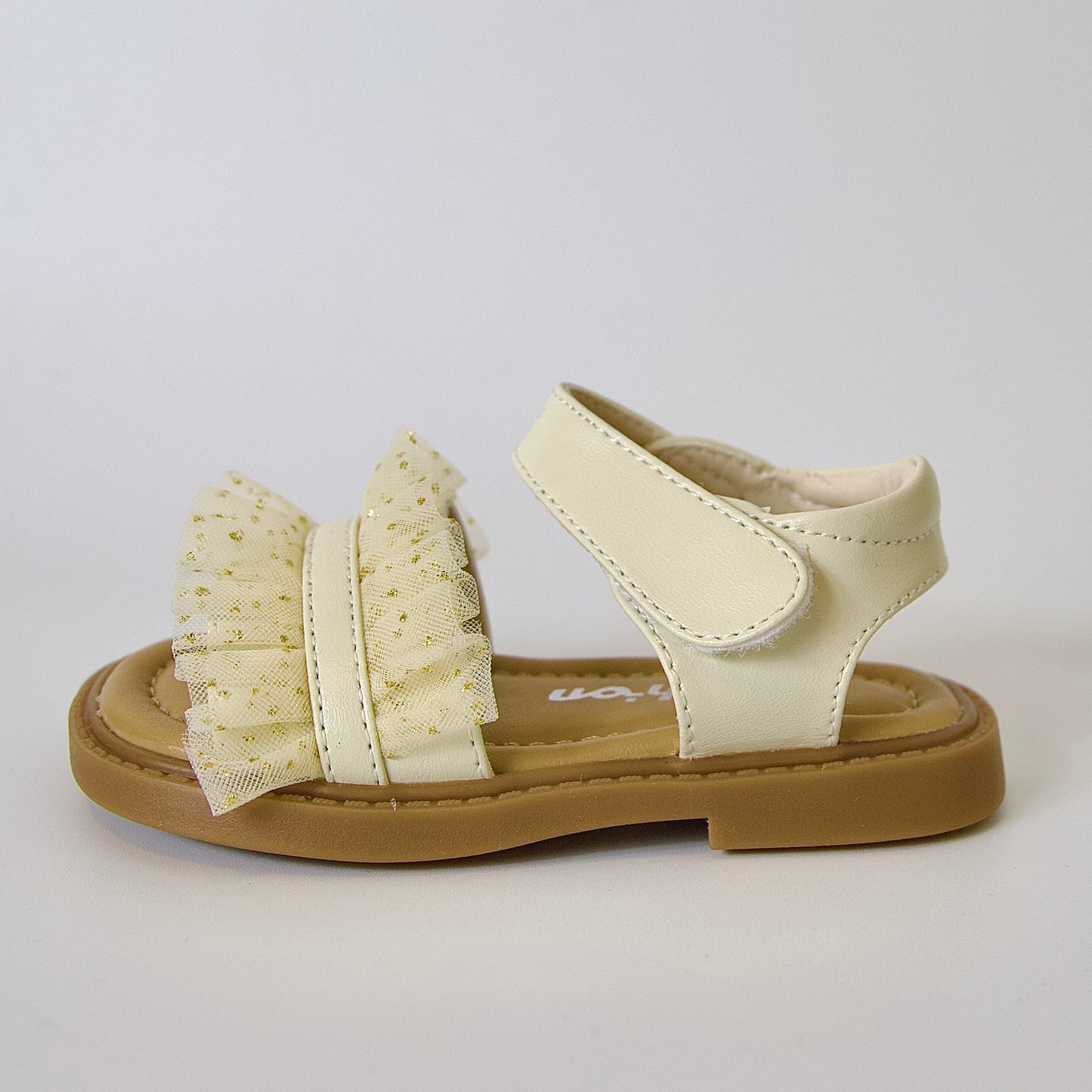 Sandalias para niña — LAZO CON BRILLOS