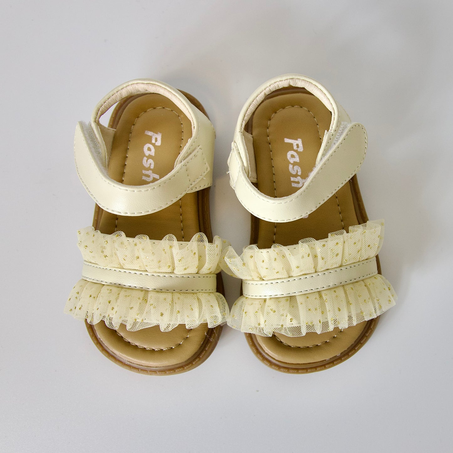 Sandalias para niña — LAZO CON BRILLOS