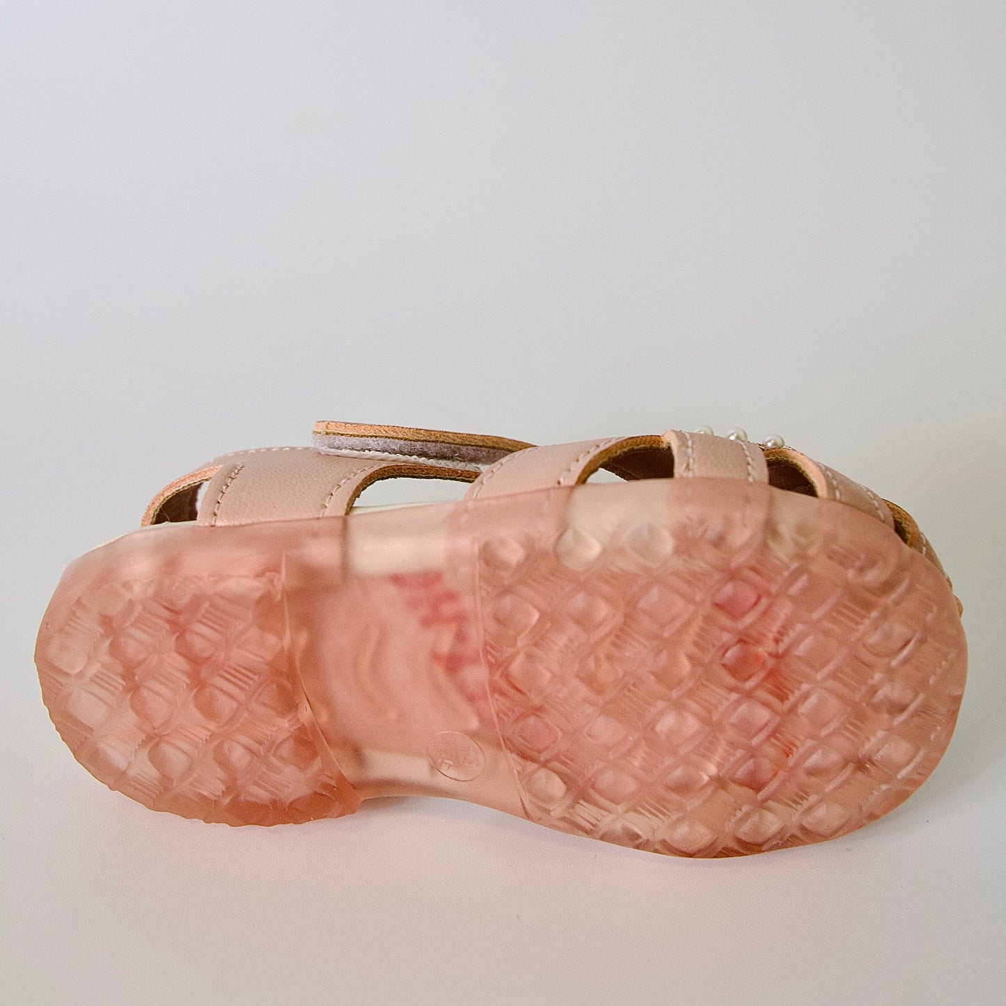 Sandalias para niña — PUNTA CERRADA Y LAZO CON BRILLOS