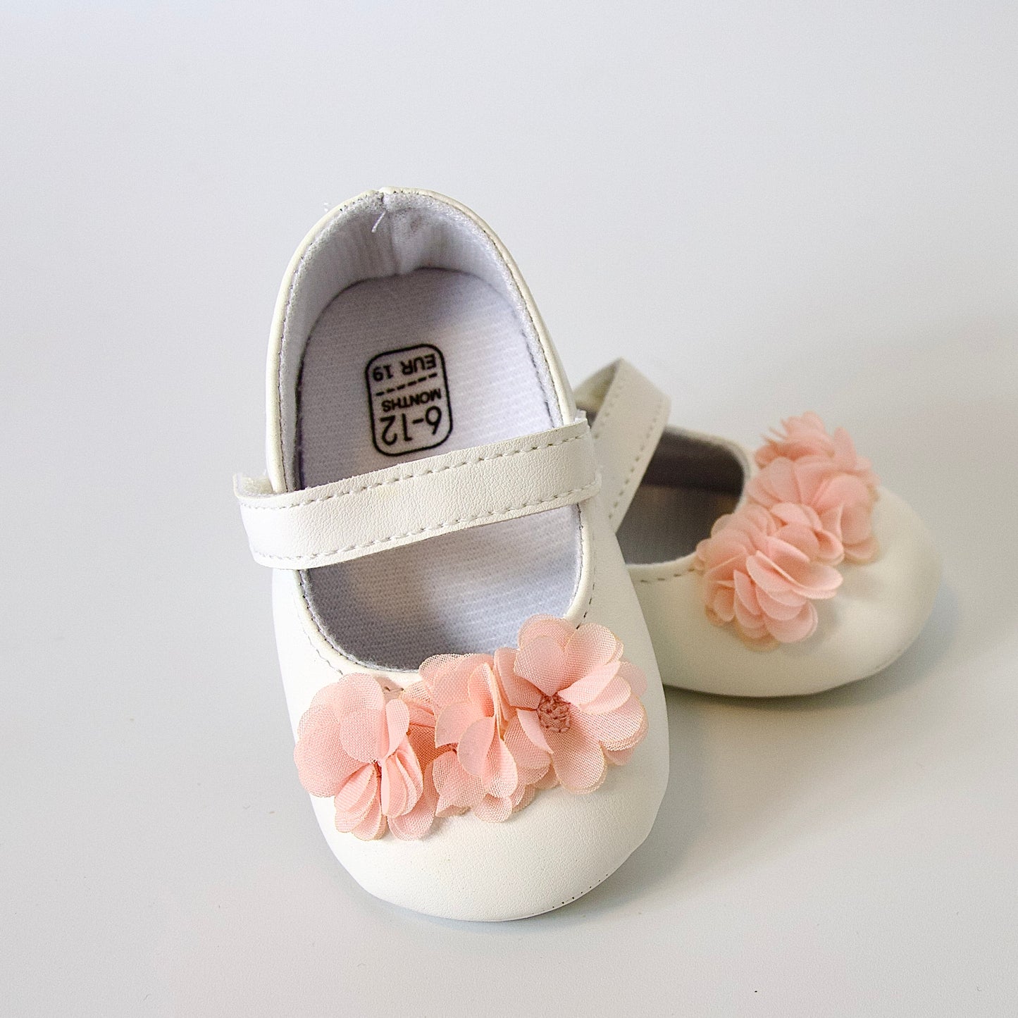 Zapatos para niña — FLORES EN ENCAJE ROSADO