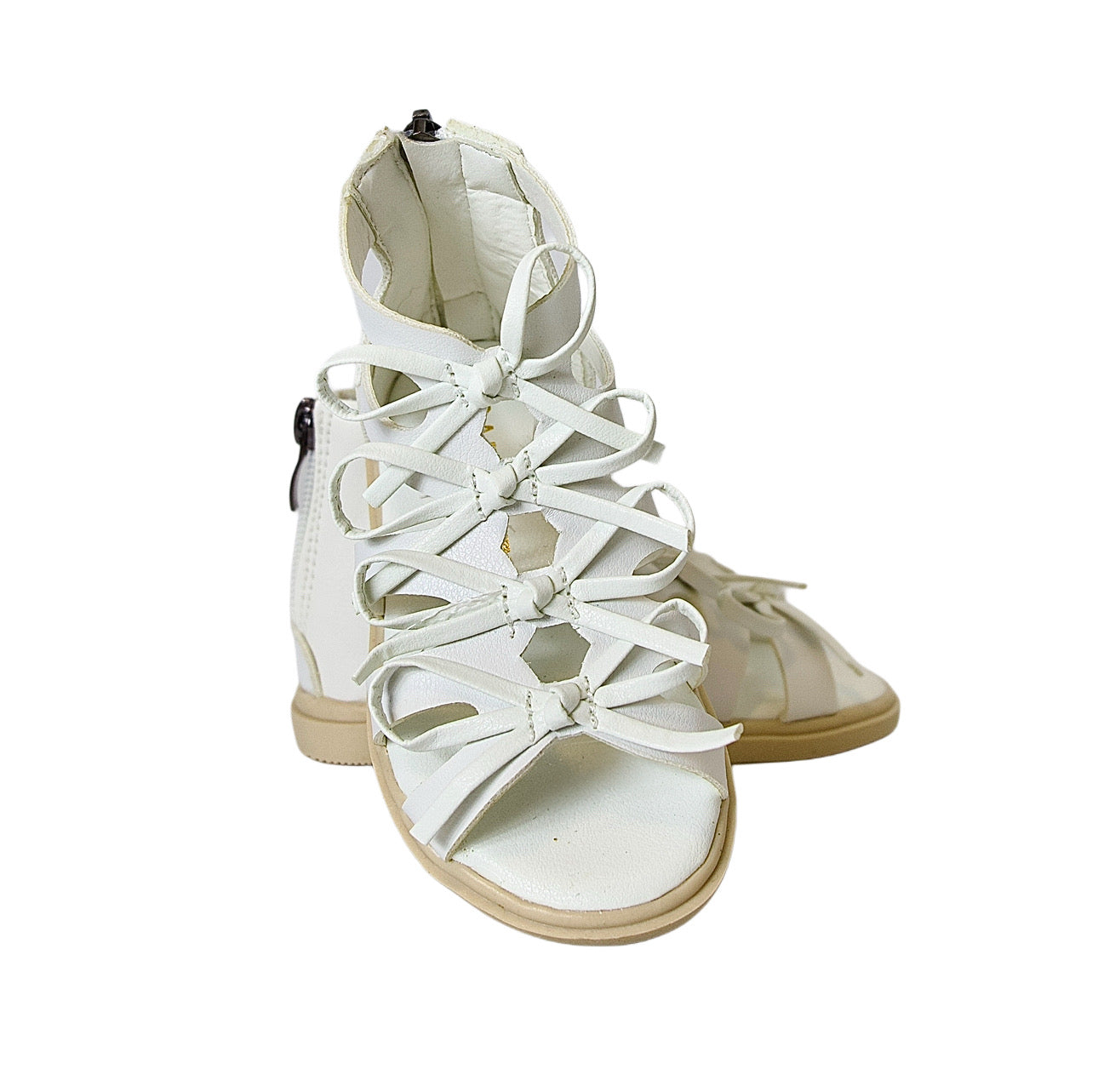 Sandalias tipo gladiador con lazo — modernas, cómodas y perfectas para días activos.