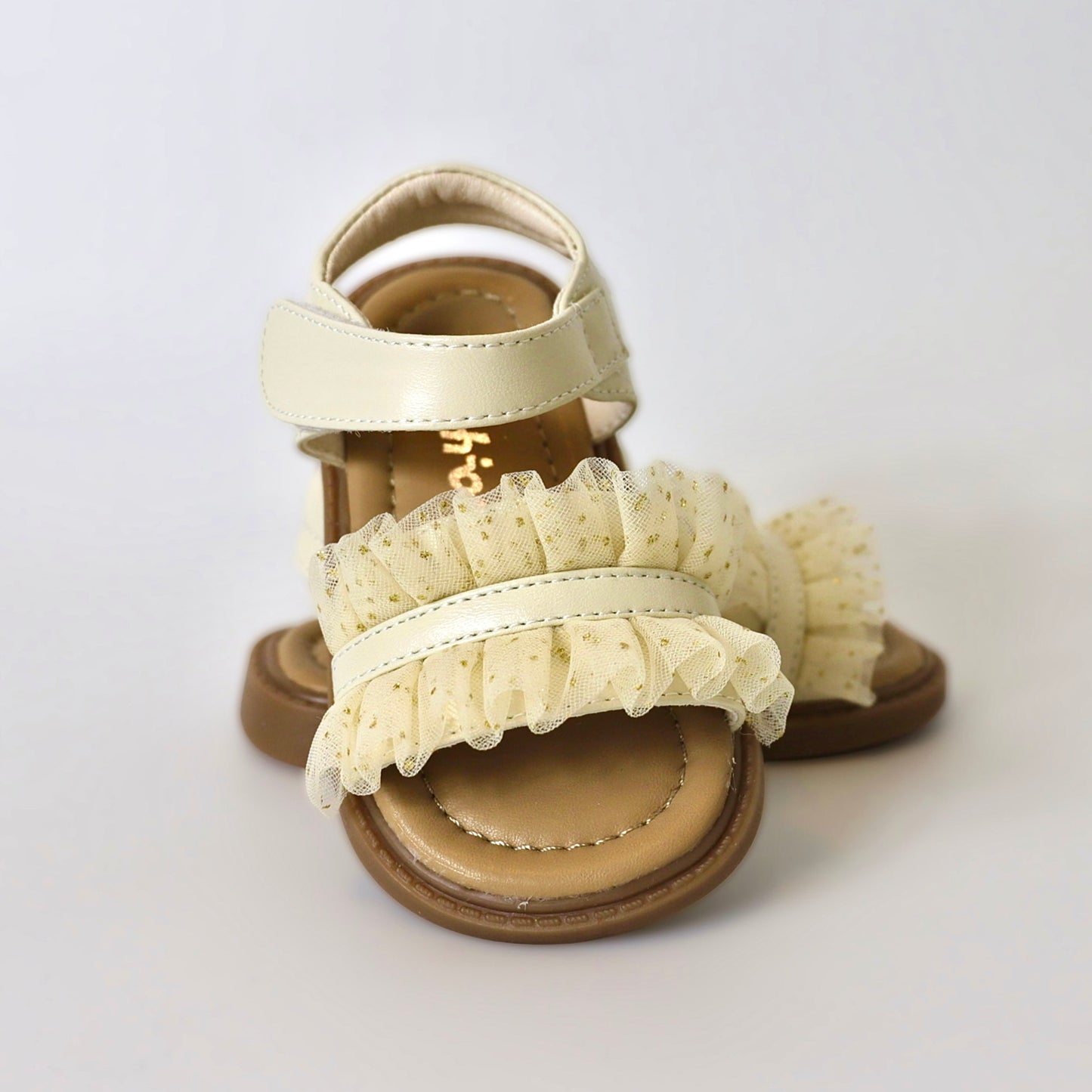 Sandalias para niña — LAZO CON BRILLOS